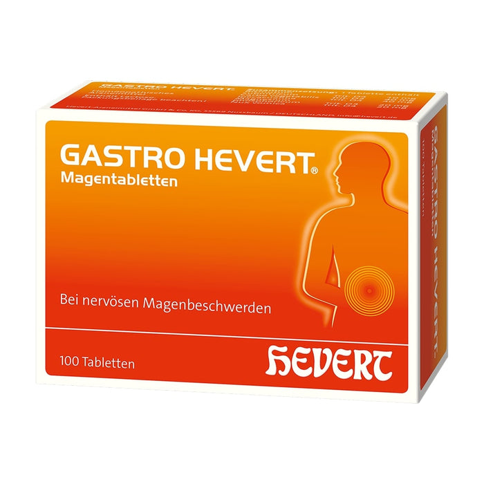 Gastro Hevert Magentabletten, 100 pc Tablettes