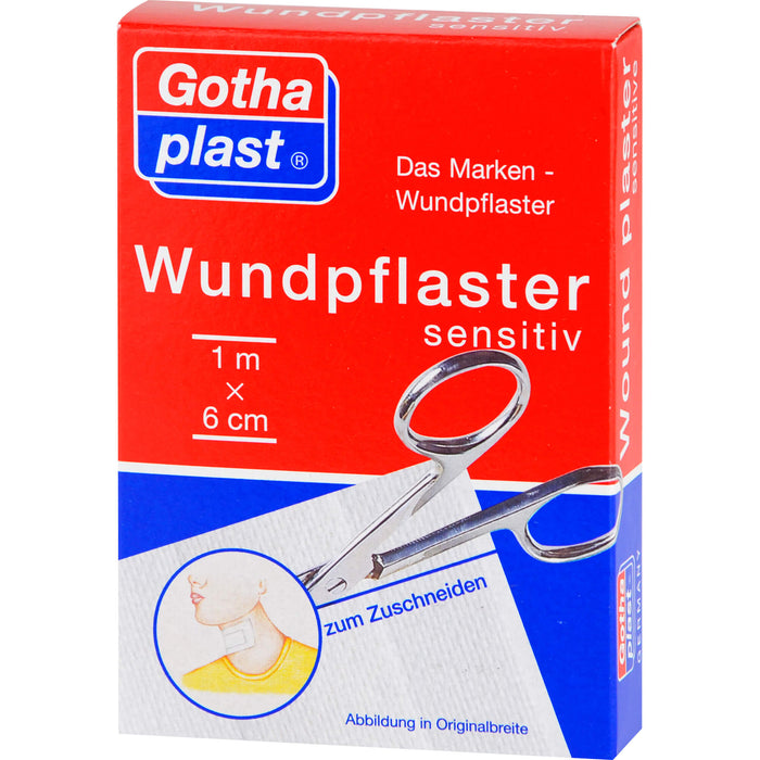 Gothaplast Wundpflaster sensitiv 1 m x 6 cm, 1 St. Pflaster