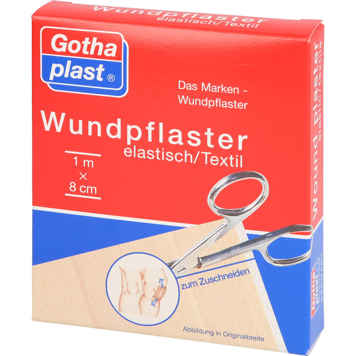 Gothaplast elastische Wundpflaster 1 m x 8 cm, 1 pcs. Patch