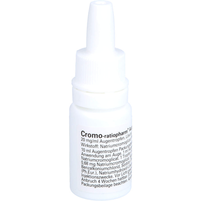 Cromo-ratiopharm Augentropfen Antiallergikum, 10 ml Lösung