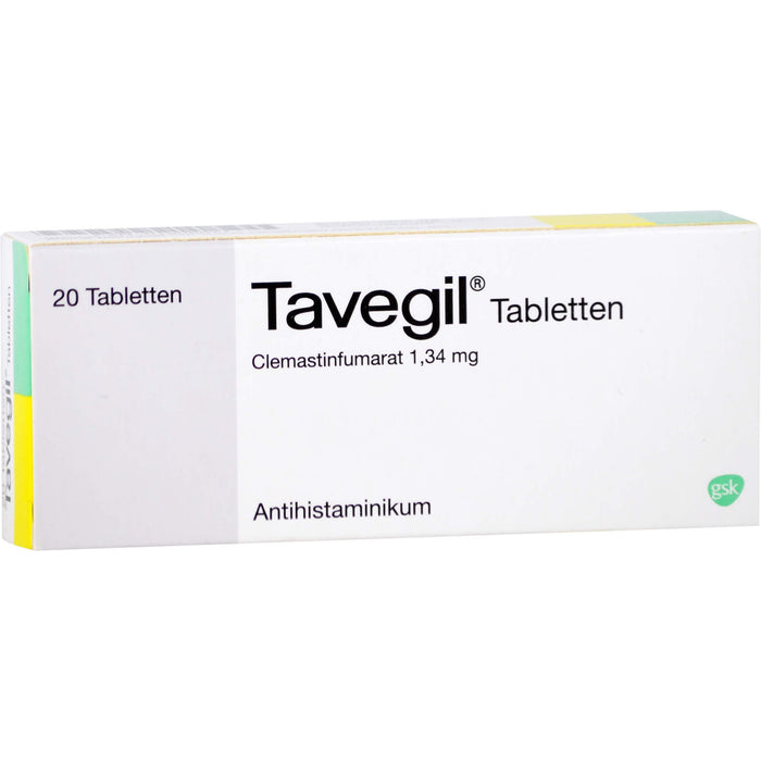 Tavegil 1 mg Tabletten Reimport Kohlpharma, 20 pcs. Tablets