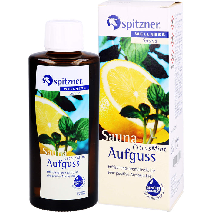 Spitzner Wellness Saunaaufguss Citrus Mint, 190 ml Concentré