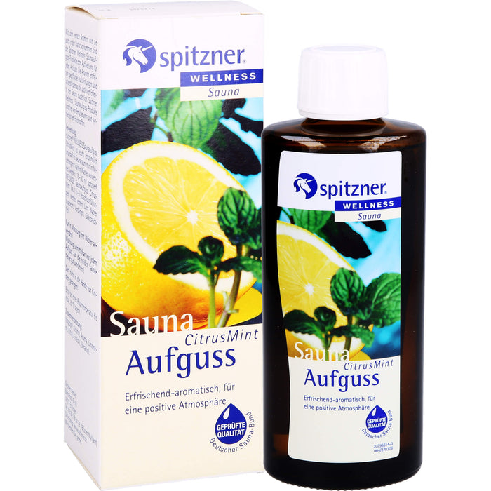 Spitzner Wellness Saunaaufguss Citrus Mint, 190 ml Concentré