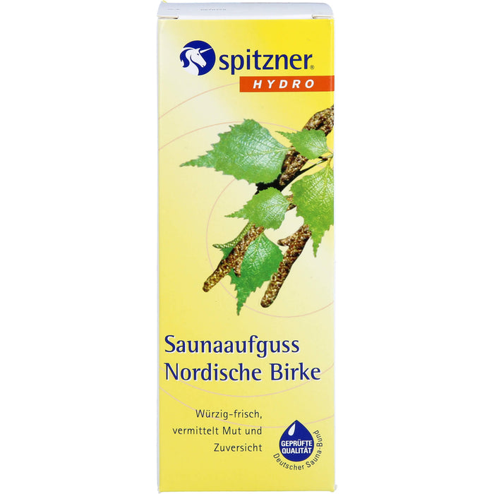 spitzner Hydro Saunaaufguss Nordische Birke, 190 ml Concentrate