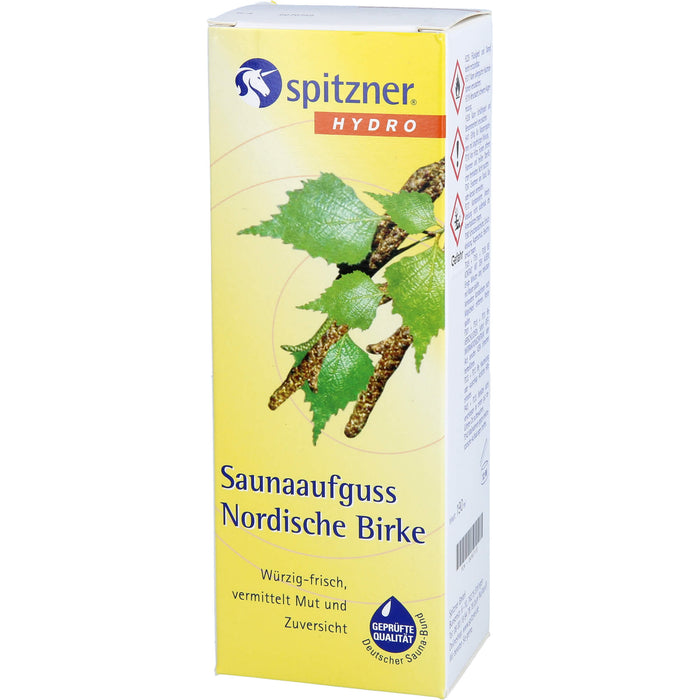 spitzner Hydro Saunaaufguss Nordische Birke, 190 ml Concentrate