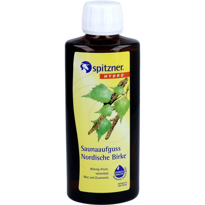 spitzner Hydro Saunaaufguss Nordische Birke, 190 ml Concentrate