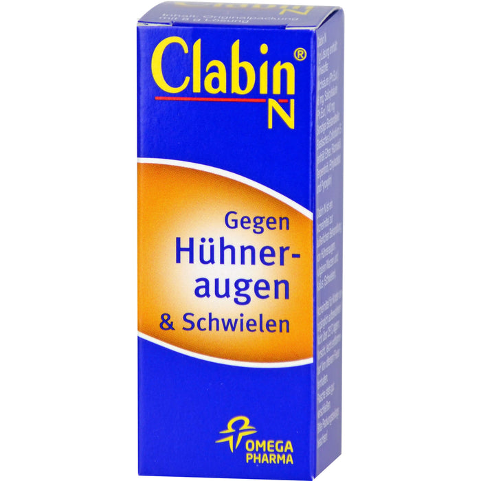 Clabin N gegen Hühneraugen & Schwielen Lösung, 8 g Solution