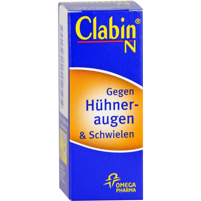 Clabin N gegen Hühneraugen & Schwielen Lösung, 8 g Solution