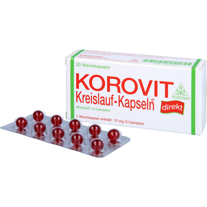 KOROVIT Kreislauf-Kapseln, 20 pc Capsules