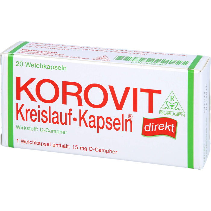 KOROVIT Kreislauf-Kapseln, 20 pcs. Capsules