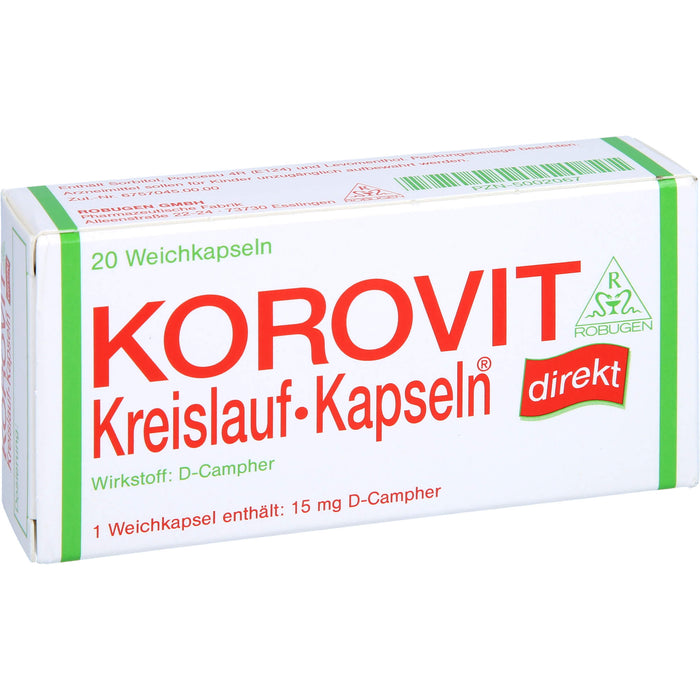 KOROVIT Kreislauf-Kapseln, 20 pcs. Capsules