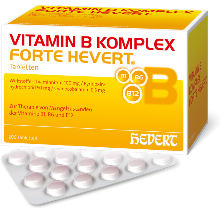 Vitamin B Komplex forte Hevert Tabletten, 200 pcs. Tablets