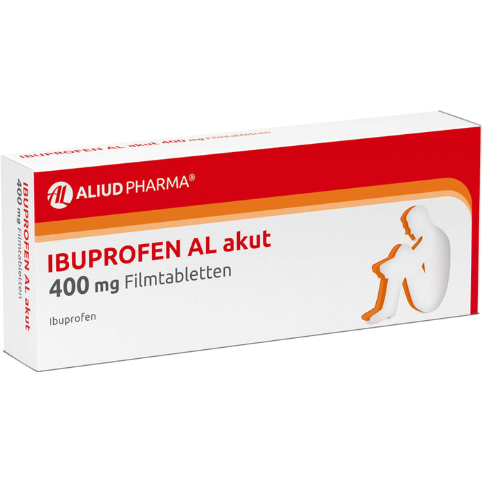 Ibuprofen AL akut 400 mg Filmtabletten, 20 pcs. Tablets