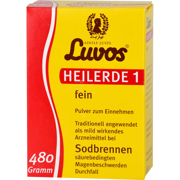 Luvos Heilerde 1 fein Pulver bei Sodbrennen, 480 g Poudre