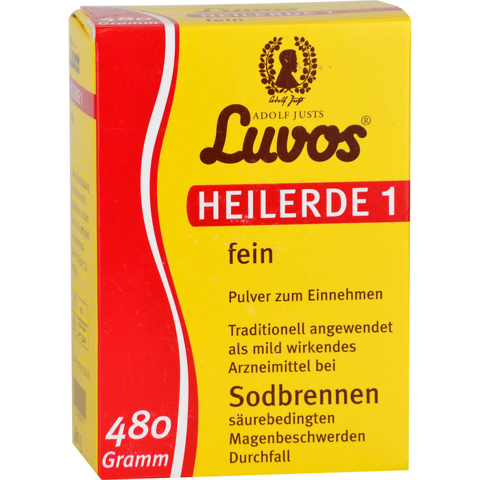 Luvos Heilerde 1 fein Pulver bei Sodbrennen, 480 g Powder