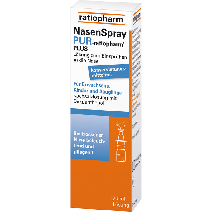 Nasenspray PUR-ratiopharm PLUS, 20 ml Lösung