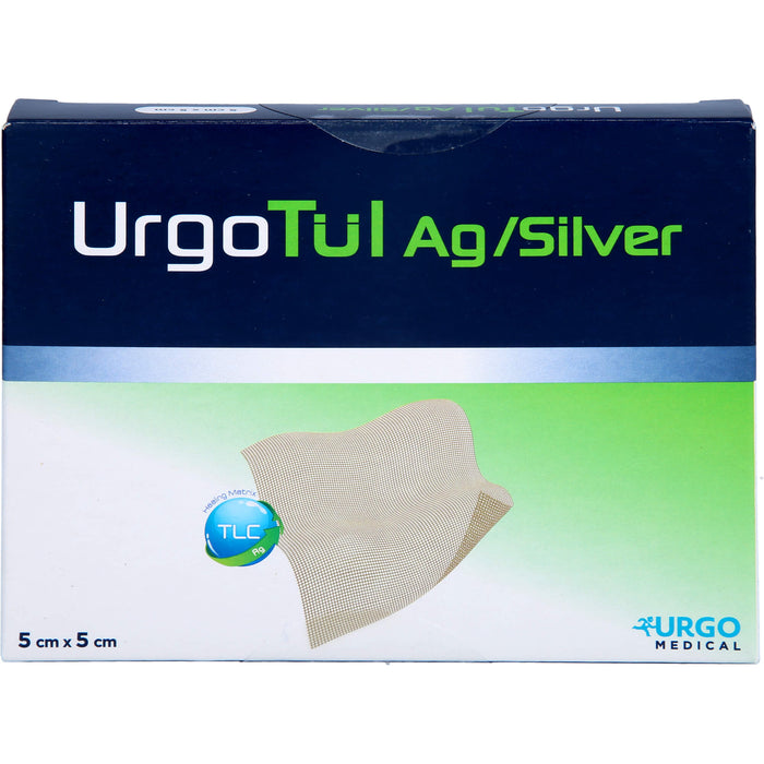 Urgotül Silver, Lipidokolloid-Wundauflage mit Silbersalz, 10 St WGA