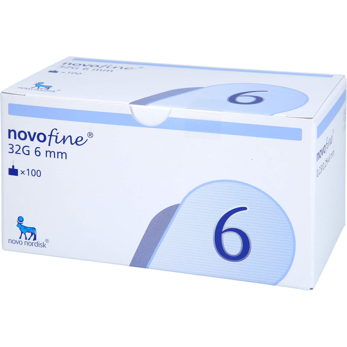 NovoFine 6 mm 32G Tip etw Injektionsnadeln, 100 pc Aiguilles