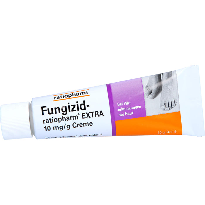 Fungizid-ratiopharm Extra Creme bei Pilzerkrankungen der Haut, 30 g Cream