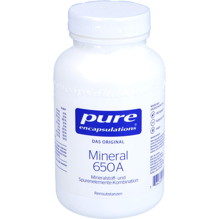 pure encapsulations Mineral 650A  Kapseln, 180 pc Capsules