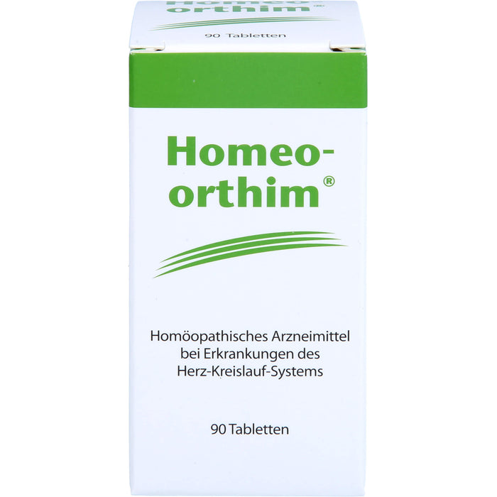 Homeo-orthim Tabletten bei Erkrankungen des Herz-Kreislauf-Systems, 90 St. Tabletten