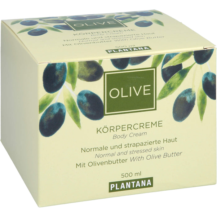 Plantana Olive-Butter Körper-Creme, 500 ml Cream