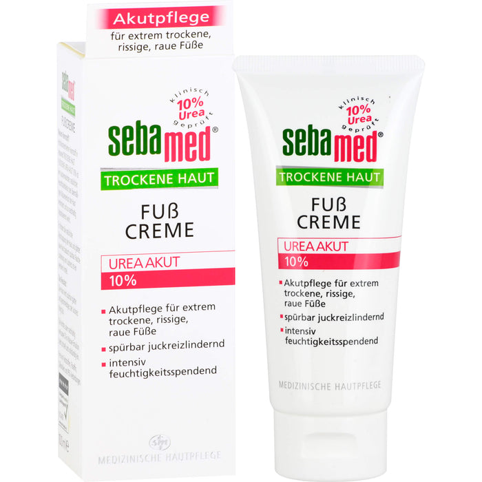 Sebamed Fußcreme für trockene Haut 10% Urea, 100 ml Cream