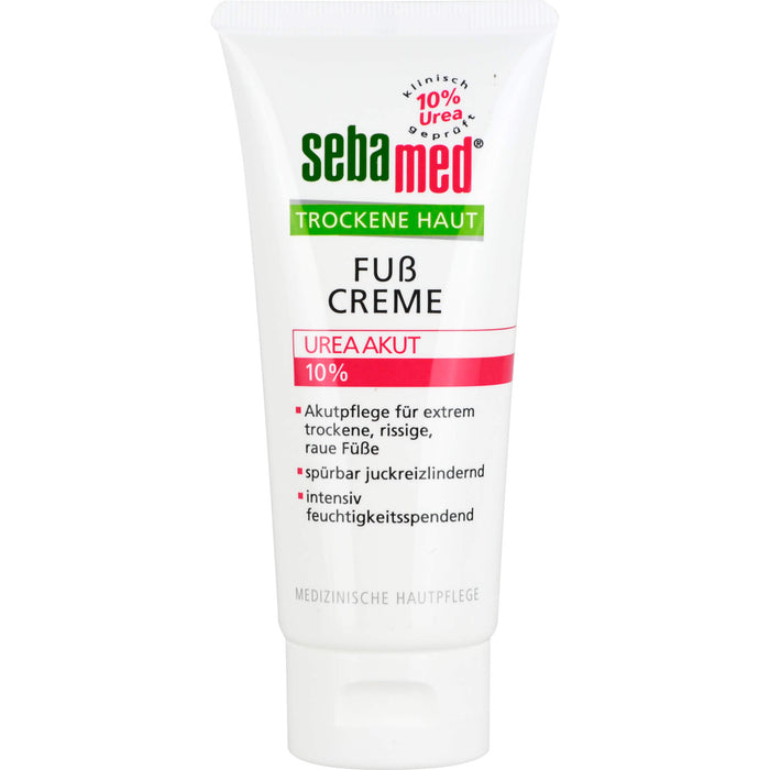 Sebamed Trockene Haut 10% Urea Akut Fußcreme, 100 ml Creme