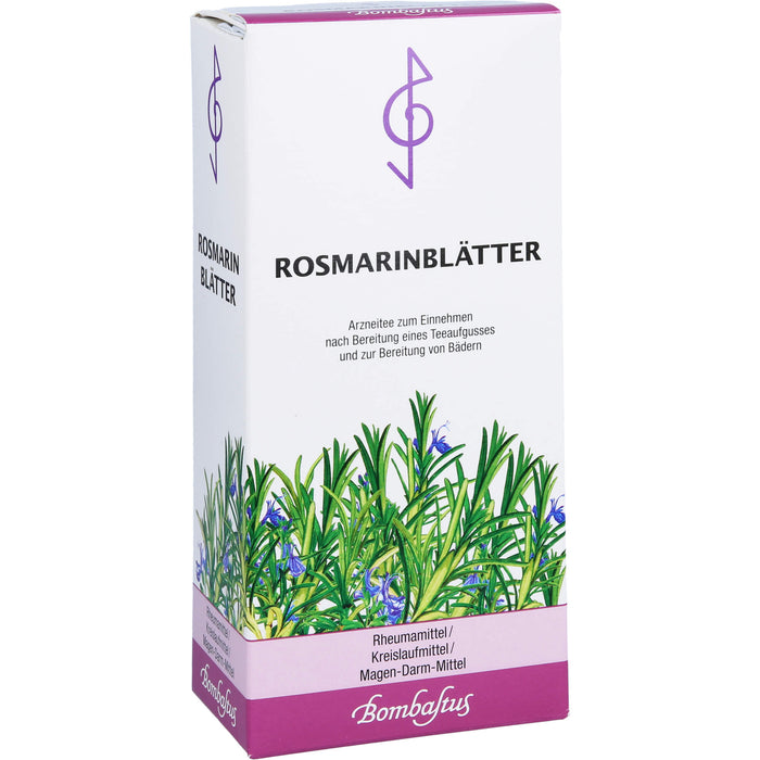 Bombastus Rosmarinblätter Rheumamittel / Kreislaufmittel / Magen-Darm-Mittel, 125 g Tea