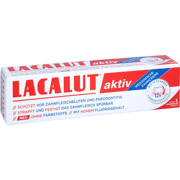 LACALUT aktiv Zahncreme, 100 ml Zahncreme