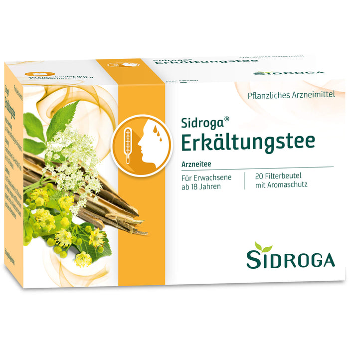 Sidroga Erkältungstee, 20 pc Sac filtrant