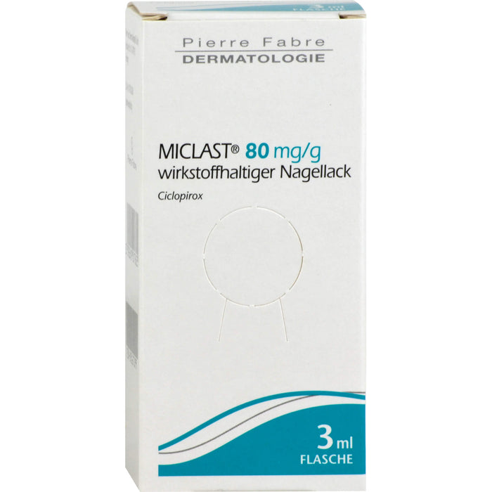 MICLAST 80 mg/g wirkstoffhaltiger Nagellack Reimport EurimPharm, 3 ml Lösung