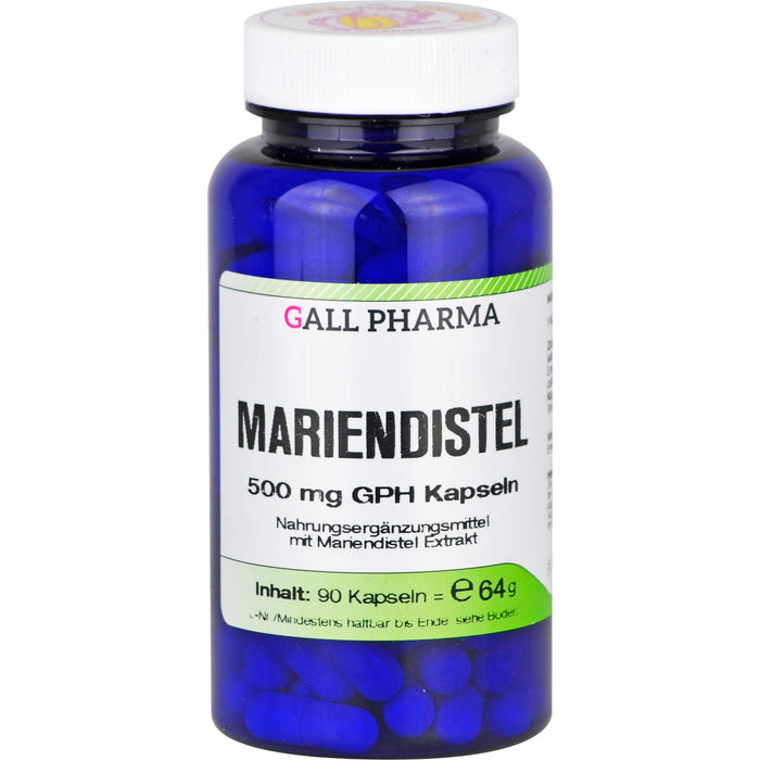 GALL PHARMA Mariendistel 500 mg GPH Kapseln, 90 pc Capsules