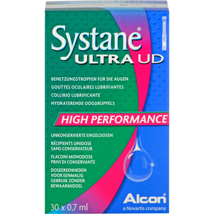 Systane ultra EDO Augentropfen Einzeldosen, 30 pc Pipettes à dose unique