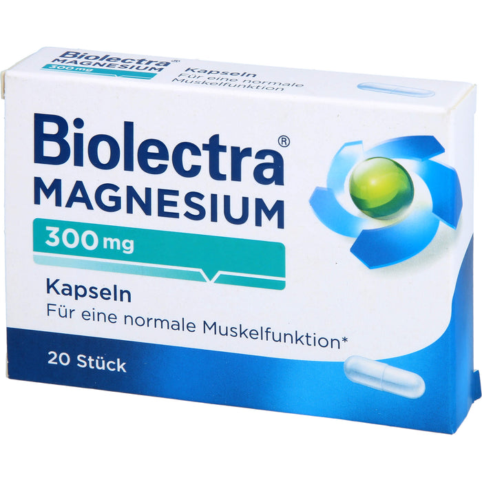 Biolectra Magnesium 300 mg Kapseln, 20 St. Kapseln