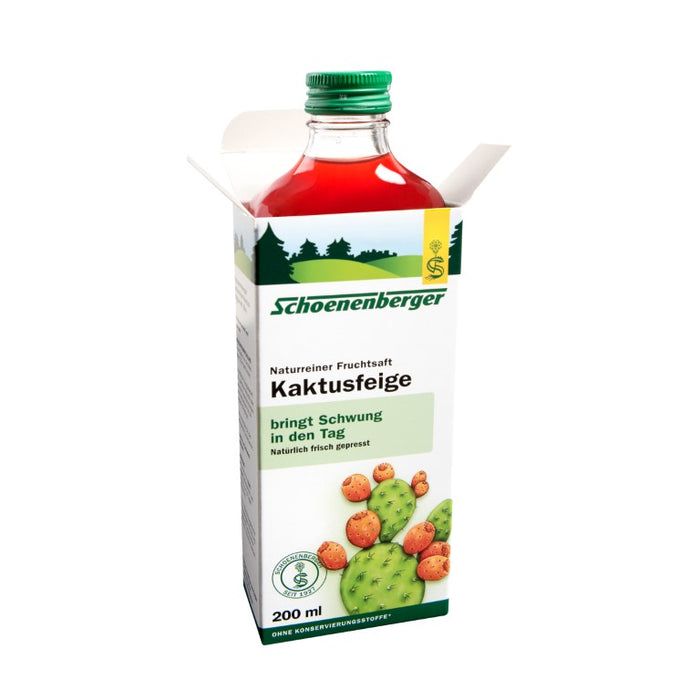 Schoenenberger Naturreiner Fruchtsaft Kaktusfeige, 200 ml Lösung