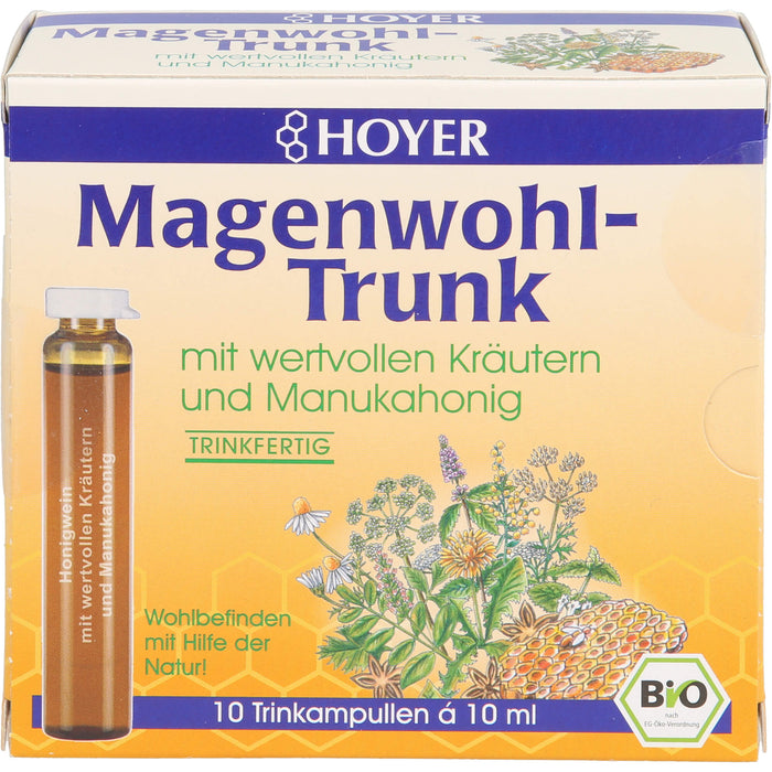 HOYER Magenwohl-Trunk Trinkampullen, 10X10 ml TRA