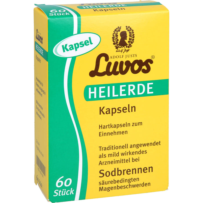 Luvos Heilerde Kapseln bei Sodbrennen, 60 pcs. Capsules