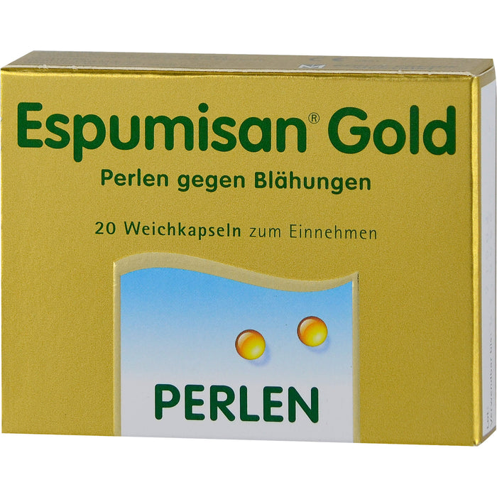 Espumisan Gold Perlen gegen Blähungen, 20 pcs. Capsules