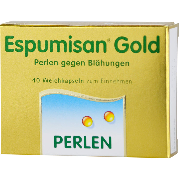 Espumisan Gold Weichkapseln Perlen gegen Blähungen, 40 pcs. Capsules