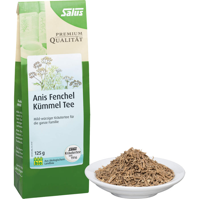 Salus Anis Fenchel Kümmel Tee, 125 g Tea