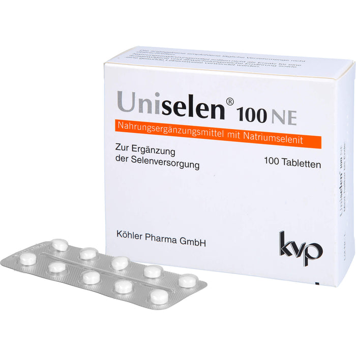 Uniselen 100 NE Tabletten zur Ergänzung der Selenversorgung, 100 pc Tablettes