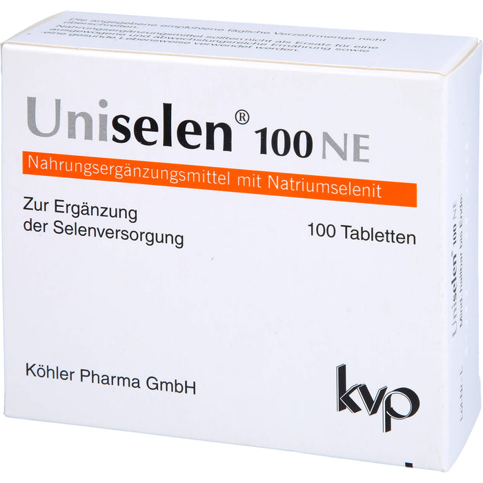 Uniselen 100 NE Tabletten zur Ergänzung der Selenversorgung, 100 pcs. Tablets