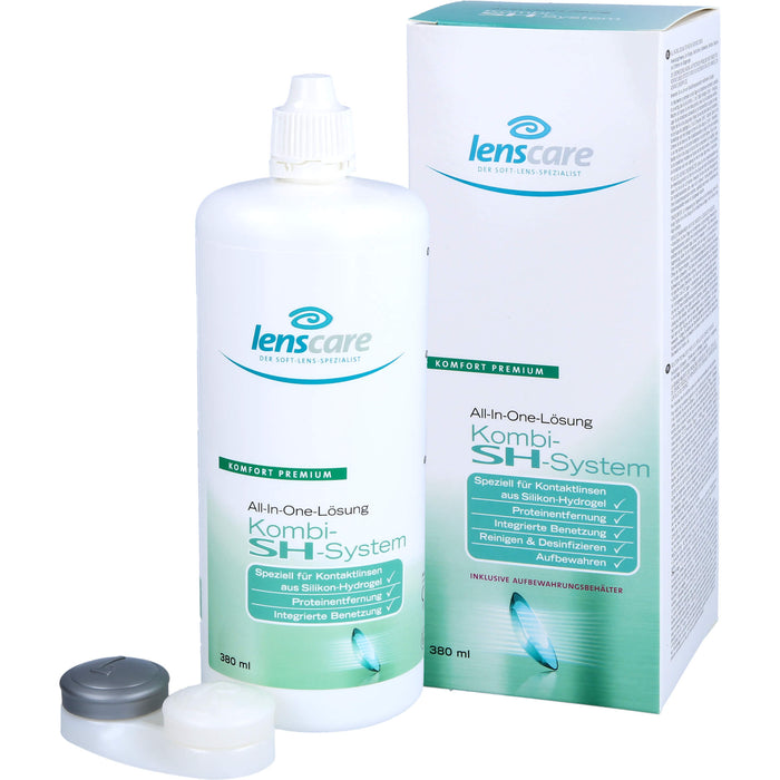 Lenscare Kombi-SH-System + 1 Behälter, 380 ml Lösung