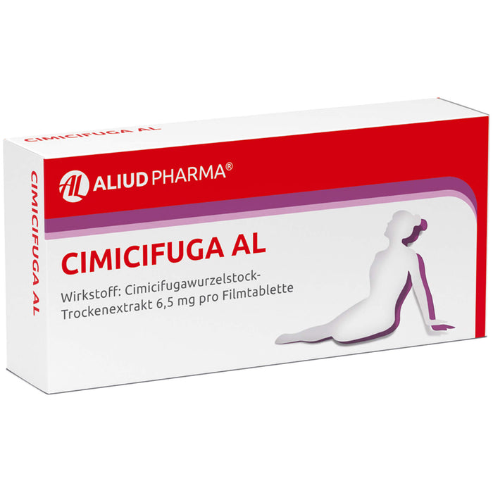 CIMICIFUGA AL Filmtabletten bei Wechseljahresbeschwerden, 30 St. Tabletten