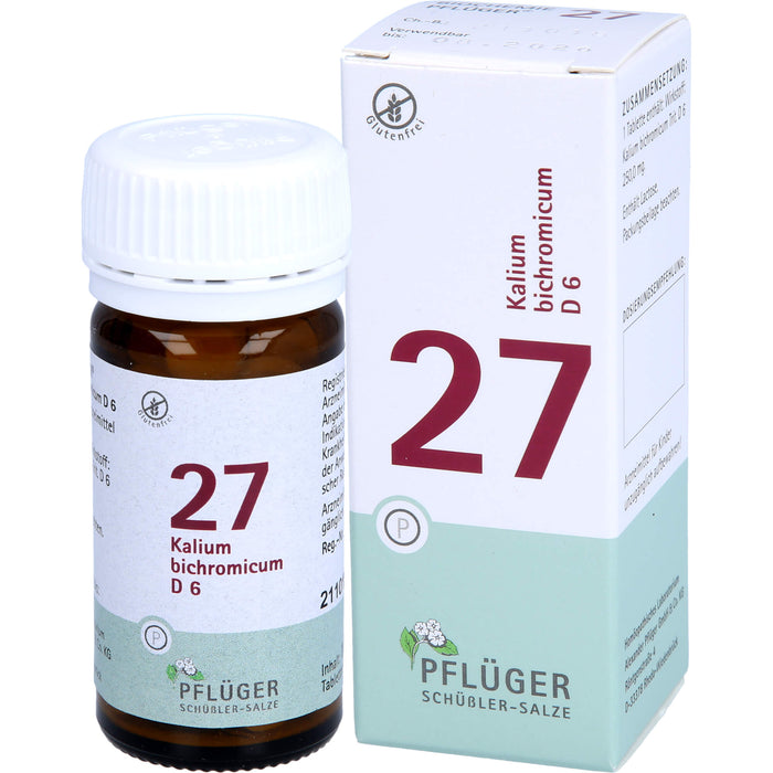 PFLÜGER Biochemie 27 Kalium bichromicum D 6 Tabletten, 100 pcs. Tablets