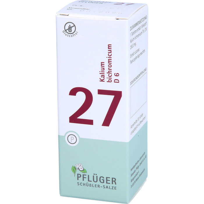 PFLÜGER Biochemie 27 Kalium bichromicum D 6 Tabletten, 100 pc Tablettes