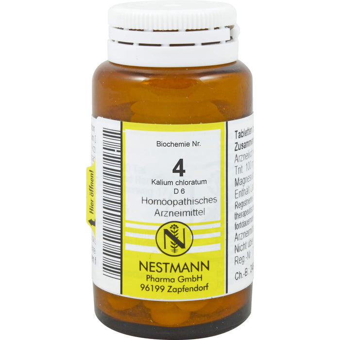 NESTMANN Biochemie Nr.4 Kalium chloratum D 6 Tabletten, 100 St. Tabletten