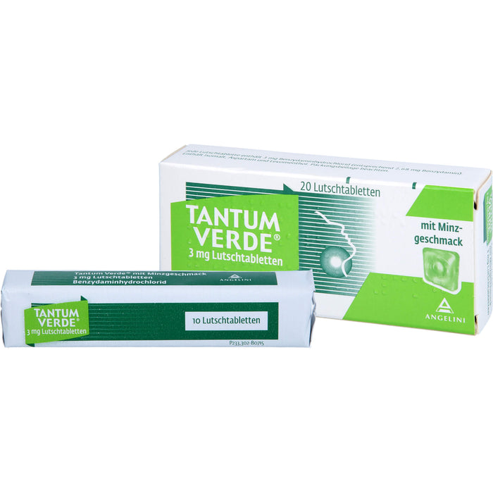 Tantum Verde Lutschtabletten mit Minzgeschmack, 20 pcs. Tablets