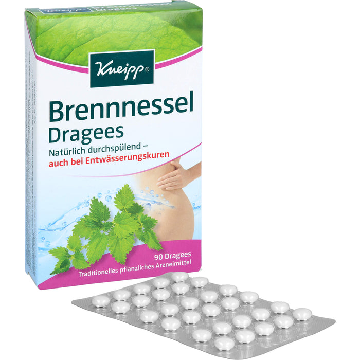 Kneipp Brennnessel Dragees natürlich durchspülend, 90 St. Tabletten